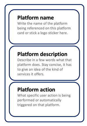 Platform card